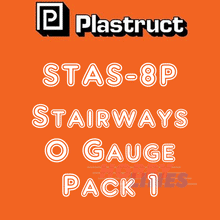 Load image into Gallery viewer, STAIRWAYS / STAIRS range styrene plastic polystyrene STAS PLASTRUCT
