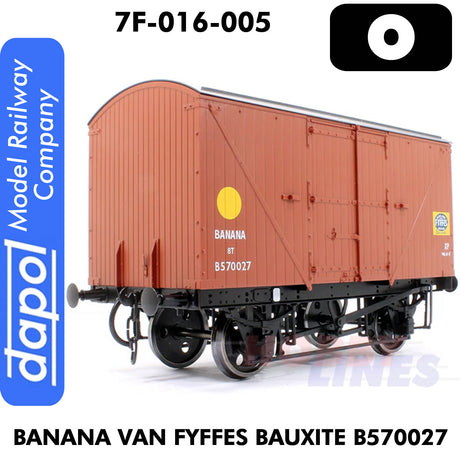 Banana Van Fyffes Bauxite B570027 - Wagon | Dapol | 7F-016-005