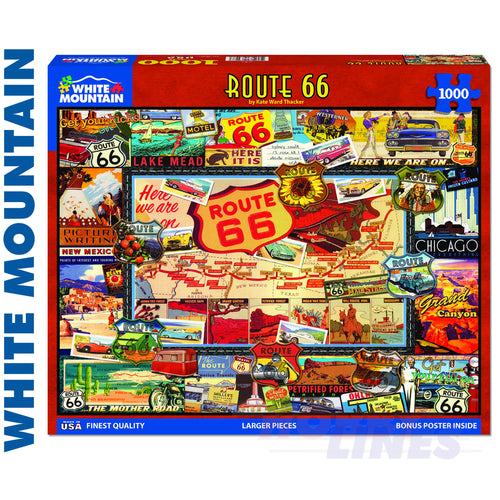 Route 66 1000 Piece Jigsaw Puzzle 747