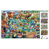 National Parks USA MAP 1000pc Masterpieces Jigsaw Puzzle