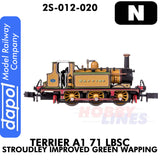 Terrier A1 71 LBSC Stroudly Improved Green Wapping | Dapol |2S-012-020