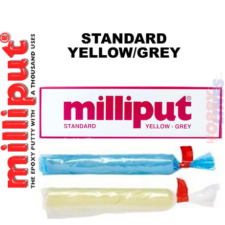 MILLIPUT 2 Part Epoxy Putty range DIY Craft Model Hobby Filler Repair 4oz 113.4g