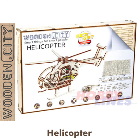 Helicopter- 3D Puzzle | Wooden City |  WR344