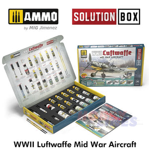 WWII Luftwaffe Mid War Aircraft SOLUTION BOX AMMO By Mig Jimenez MIG7726