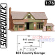 COUNTRY GARAGE 1:72 Scale OO HO Gauge Railways Building Series B B32 SuperQuick
