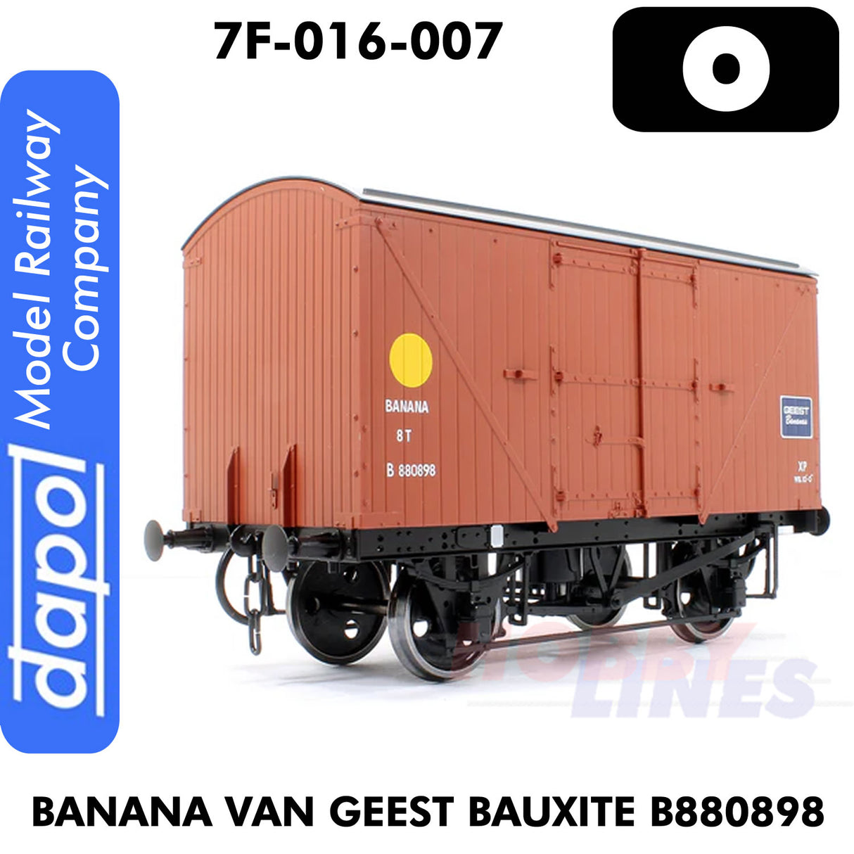 Banana Van Geest Bauxite B880898 - Wagon | Dapol | 7F-016-007