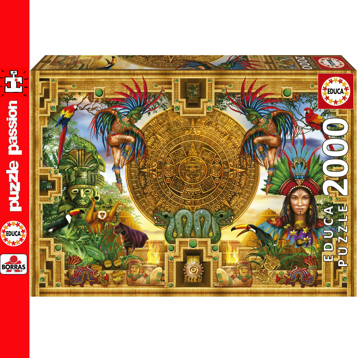 Aztec Myan Montage 2000 Piece Jigsaw Puzzle | Educa | 19565