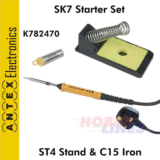 SK7 Starter Set - ST4 Stand & C15 Soldering Iron | Antex Electronics | K782470