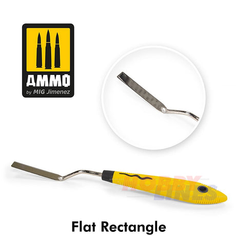 PALETTE KNIFE Range Flexible Blade Stainless Steel Tool  AMMO by Mig Jimenez