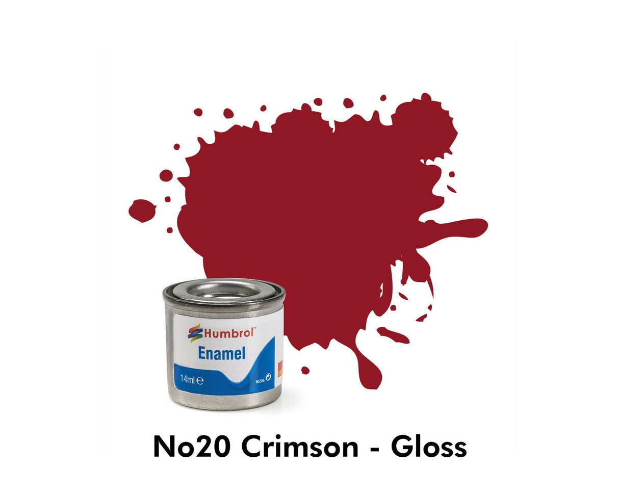 Enamel Tinlets No 20 Crimson Gloss