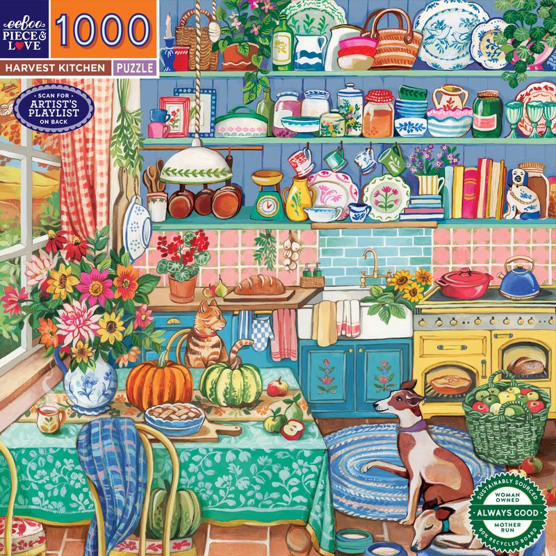 Harvest Kitchen 1000pc Puzzle | eeBoo | PZT488