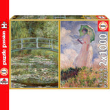 Monet 2 x 1000 Piece Jigsaw Puzzles | Educa | 19270