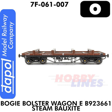 Bogie Bolster Wagon E B923661 Steam Bauxite | Dapol | 7F-061-007