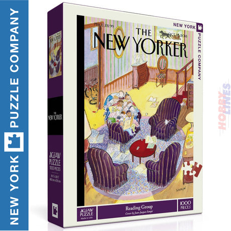 READING GROUP New York Puzzle Company 1000pc random cut Jigsaw 