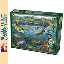 Load image into Gallery viewer, Hooked on Fishing Cobble Hill puzzle 1000pc CH40180
