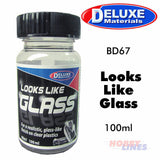 LOOKS LIKE GLASS 100ml transparent gloss on canopies etc BD67 Deluxe Materials