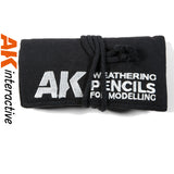 Weathering Pencils x 37 in Cloth Case - Full Range | AK interactive | AK10048