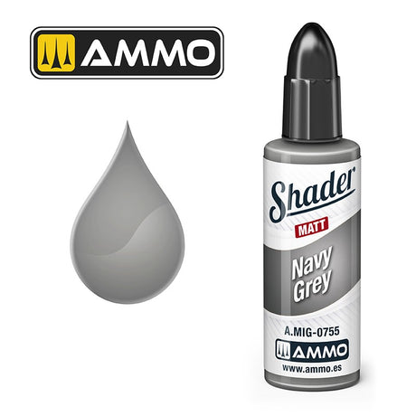 Shader - Matt - Navy Grey | Ammo by Mig Jimenez | MIG0755