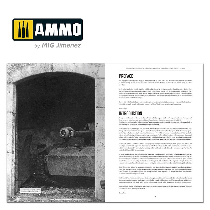 ITALIENFELDZUG – German Tanks and vehicles 1943-1945 Vol. 4 (English) | Ammo by Mig Jimenez | MIG6267
