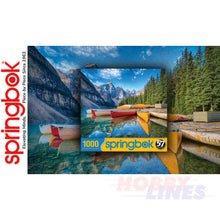 Load image into Gallery viewer, CALM CANOES 1000 piece SPRINGBOK Jigsaw Puzzle Random Cut Super Deluxe
