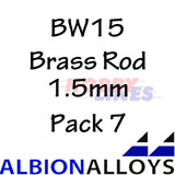 Brass Rod ALBION ALLOYS Precision Metal Model Materials Various Sizes BW02 BW