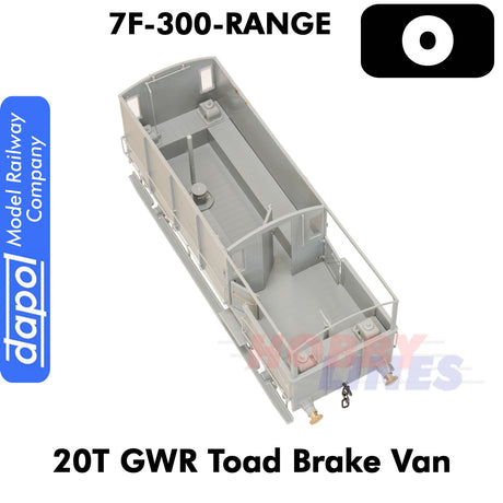 Great Western Railway Toad Brake Van - Grey - Unnumbered | Dapol | 7F-300-004