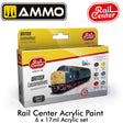 Rail Center - British Locomotives Epoch IV - 6 x 17ml | Ammo by Mig Jimenez  | R-1002