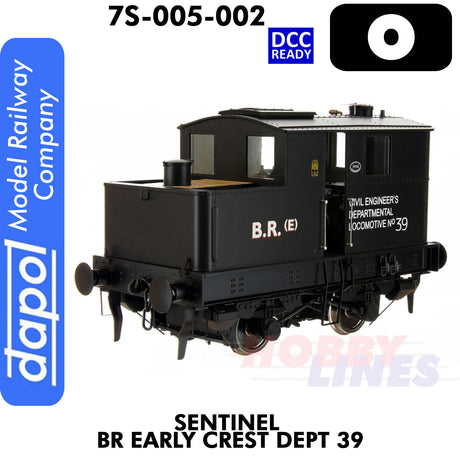 Sentinel  BR Early Crest Dept 39 - DCC Ready | Dapol | 7S-005-002