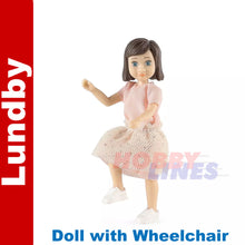 Load image into Gallery viewer, Lundby doll with Wheelchair 60-8089-00
