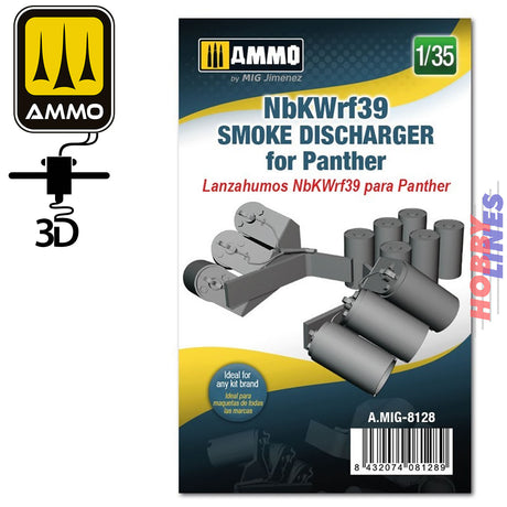 3D Printed - NbKWrf39 Smoke Discharger for Panther | Ammo by Mig Jimenez | MIG8128