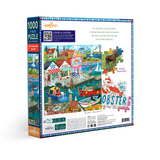 New England Wharf - 1000pc Puzzle | eeBoo | PZT942