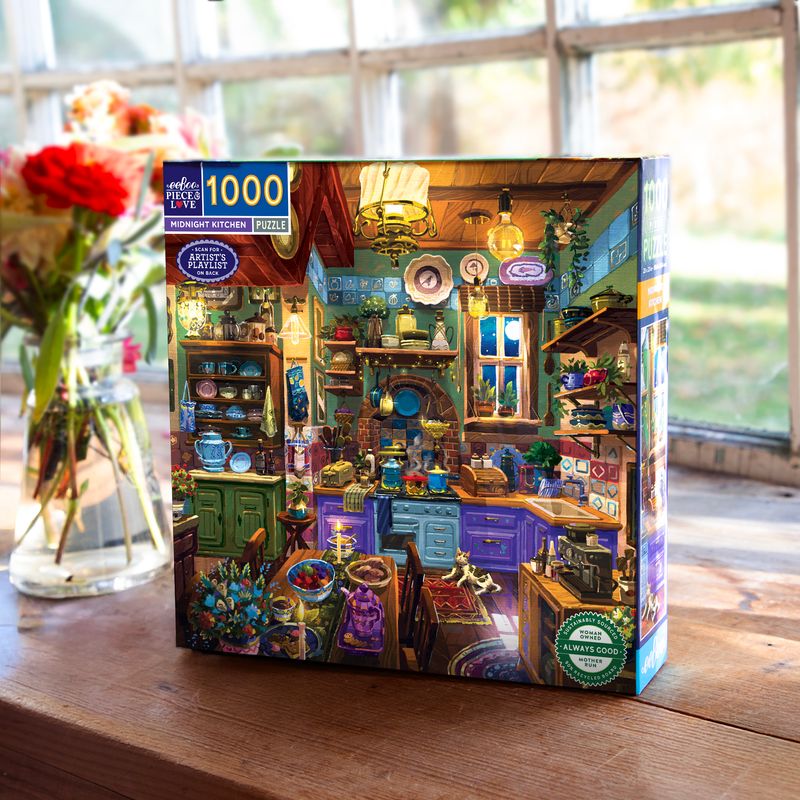 Midnight Kitchen 1000pc Puzzle | eeBoo | PZT706
