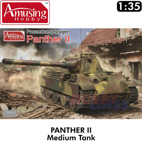 Panther II Panzerkampfwagen 1:35 kit Amusing Hobby 35A018