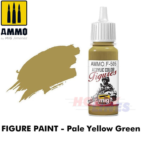 Ammo ACRYLIC COLOUR for FIGURES 17ml jar agitator ball Full Range Mig Jimenez