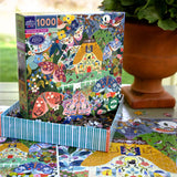 Cottage at Dusk 1000pc Puzzle | eeBoo | PZT511