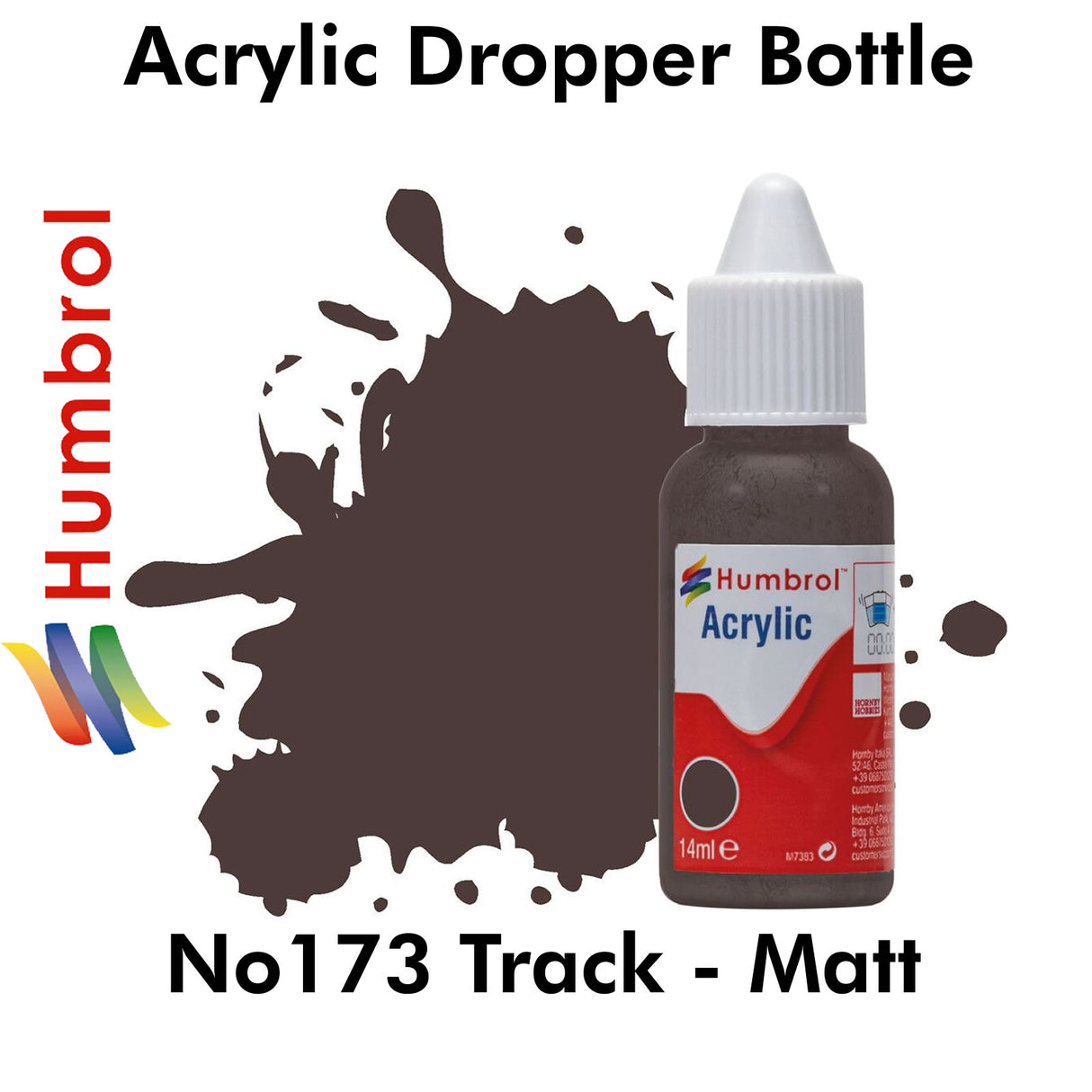 Acrylic Dropper - No 173 Track - Matt | Humbrol | DB0173