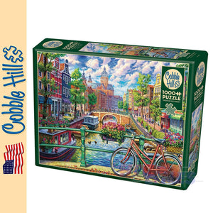 Amsterdam Canal Cobble Hill puzzle 1000pc CH40076