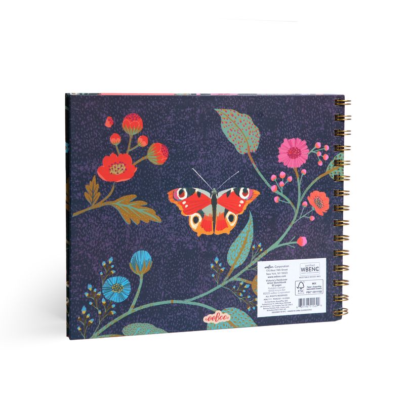 Victoria's Hardcover Artist Sketchbook - 80pg | eeBoo | SKL111