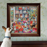 English Cottage Library - 1000pc Puzzle | eeBoo | PZT928