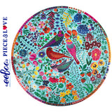 Four Birds 500 pc Round Puzzle | eeBoo | PZFBRD