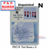 Post Boxes x 5 | P&D Marsh |C18