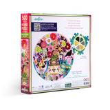 Fruits & Flowers Still 500pc - Round Puzzle | eeBoo | PZFFUF