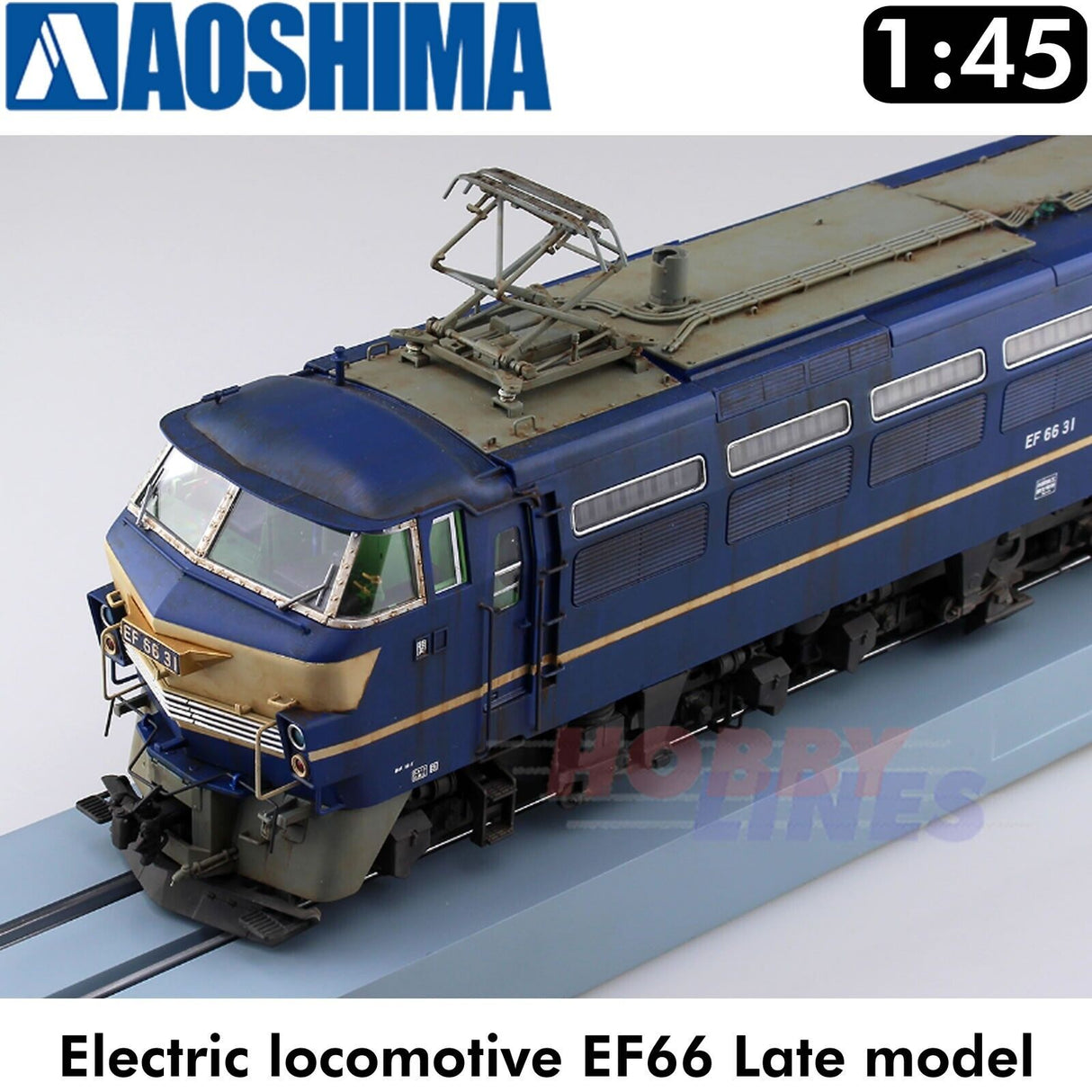 ​Electric Locomotive EF66 JRF Late Model 1:45 OJ TRAIN MUSEUM #4 Aoshima 05407