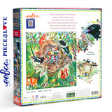 eeBoo WILDLIFE TREASURE 1000 pc Square Jigsaw Puzzle Super Deluxe PZTWDT