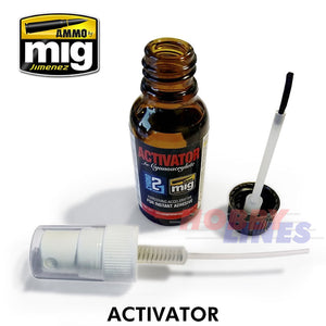 CYANO ACTIVATOR Cyanoacrylate 20ml glue High Quality AMMO Mig Jimenez Mig8037