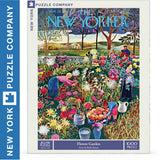 FLOWER GARDEN New York Puzzle Company 1000pc Jigsaw 