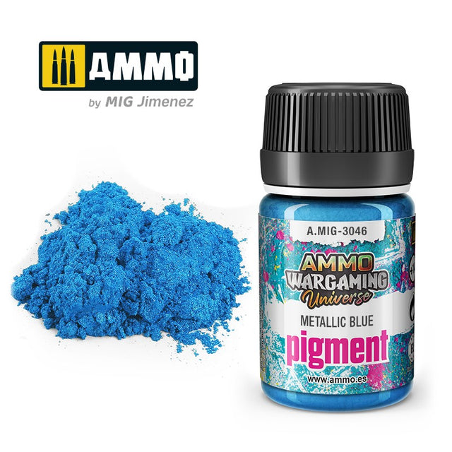  Wargaming Universe - Pigment Metallic Blue - 35ml | Ammo by Mig Jimenez | MIG3046
