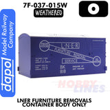  LNER Furniture Removal Container - Body only - Weathered | Dapol | 7F-030-015W