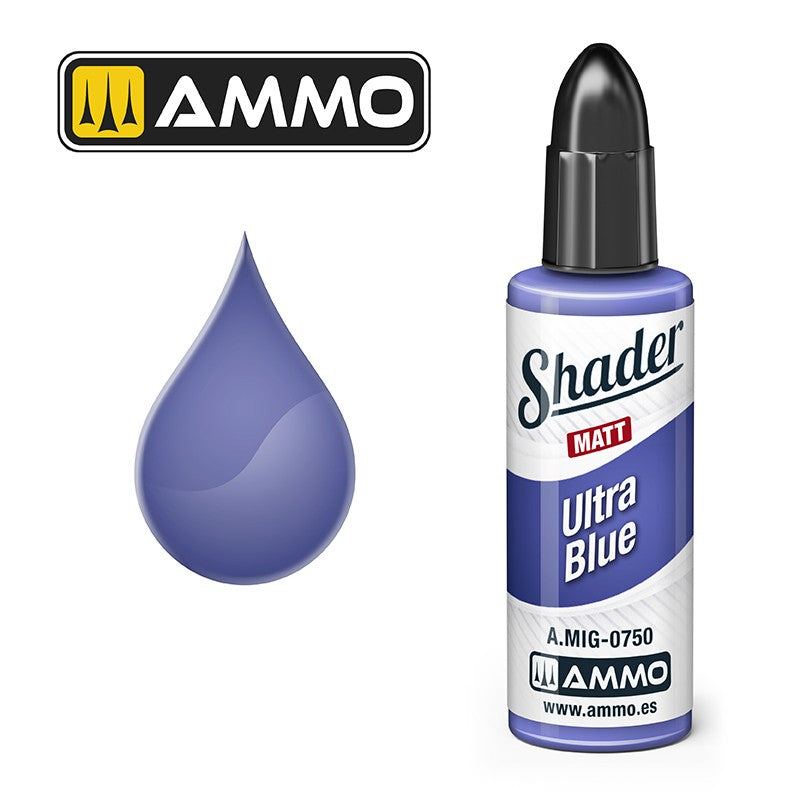 Shader - Matt - Ultra Blue | Ammo by Mig Jimenez | MIG0750