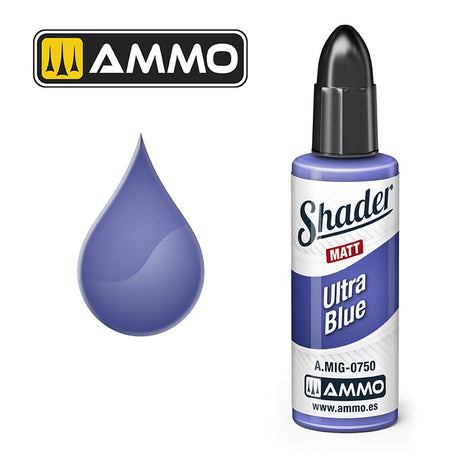 Shader - Matt - Ultra Blue | Ammo by Mig Jimenez | MIG0750